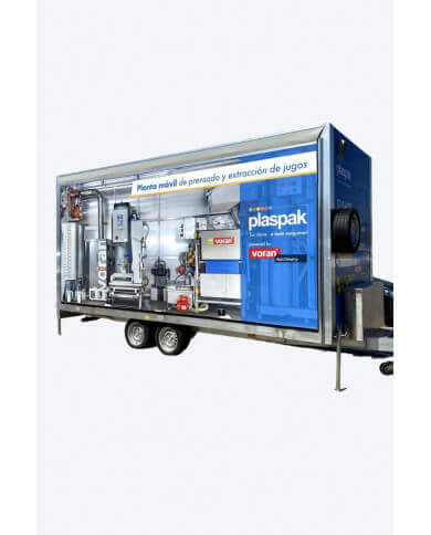 Planta móvil de jugos