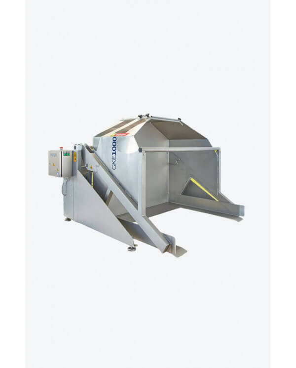 volcador de bins fabricación de jugos