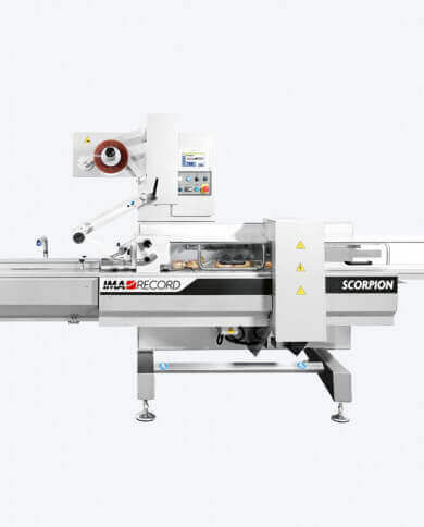 Envasadora Flow Pack productos panadería