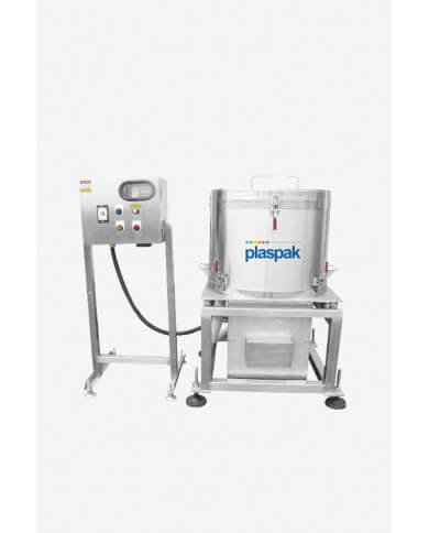 centrífuga industrial de frutas y vegetales plaspak