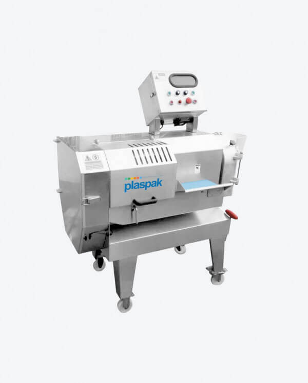 Cortadora industrial de frutas, vegetales y hojas