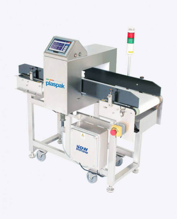 Detector de metales con transportador