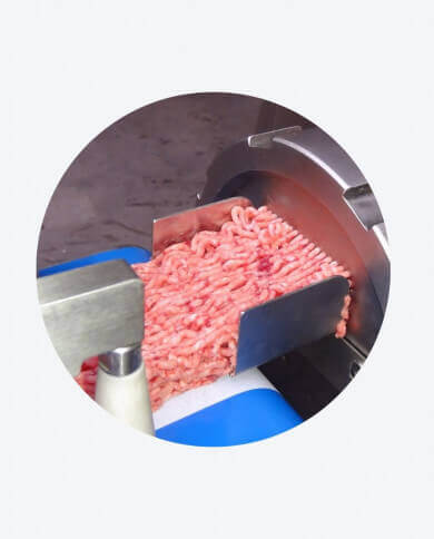 Porcionador de carne molida