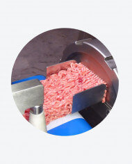 Porcionador de carne molida