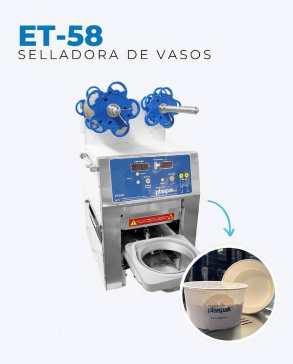 selladora de vasos