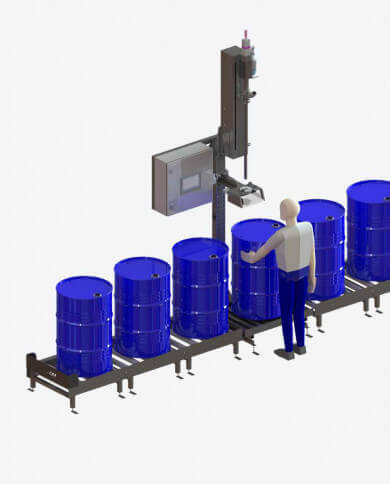 Llenadora de tambores