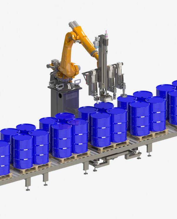 Llenadora automática de tambores