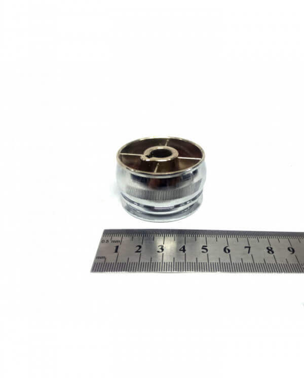 Polea doble para banda de teflón 53mm x 50mm diámetro